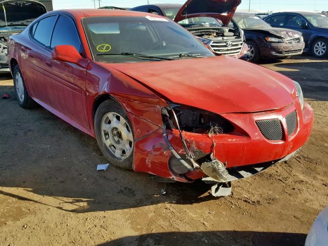 2G2WP552261279546 - 2006 PONTIAC GRAND PRIX RED photo 1