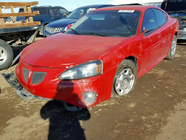 2G2WP552261279546 - 2006 PONTIAC GRAND PRIX RED photo 2