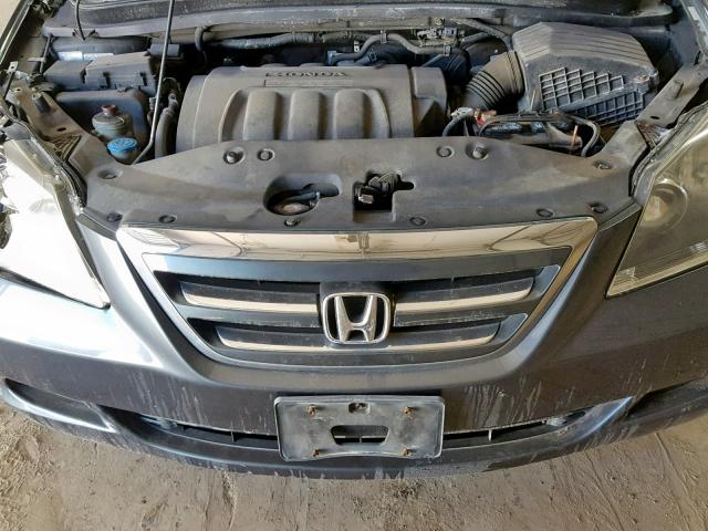 5FNRL38455B023662 - 2005 HONDA ODYSSEY EX GREEN photo 7