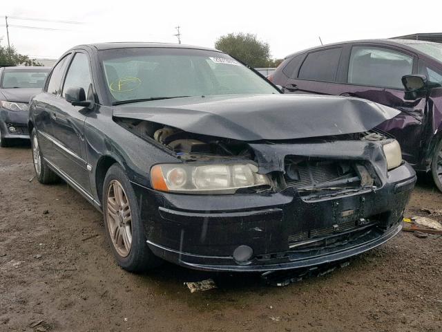 YV1RS592762523378 - 2006 VOLVO S60 2.5T BLACK photo 1