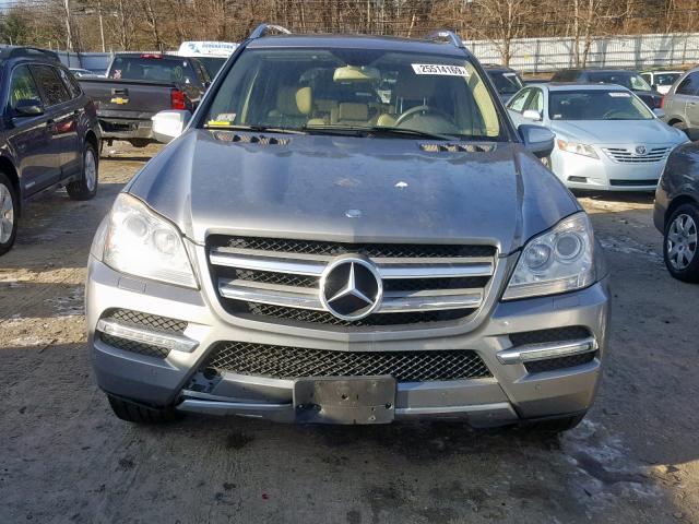 4JGBF7BEXAA588019 - 2010 MERCEDES-BENZ GL 450 4MA SILVER photo 9