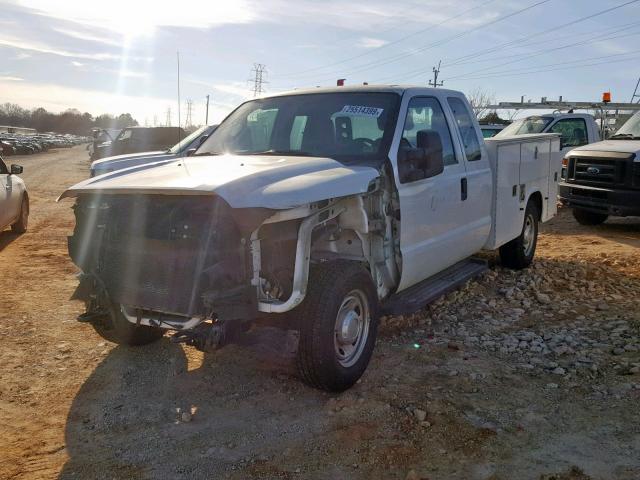 1FD7X2A66CEB08702 - 2012 FORD F250 SUPER WHITE photo 2