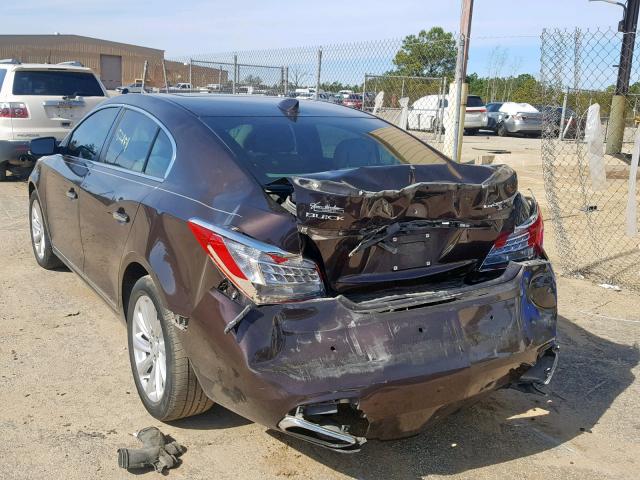 1G4GB5G35FF247800 - 2015 BUICK LACROSSE BROWN photo 3