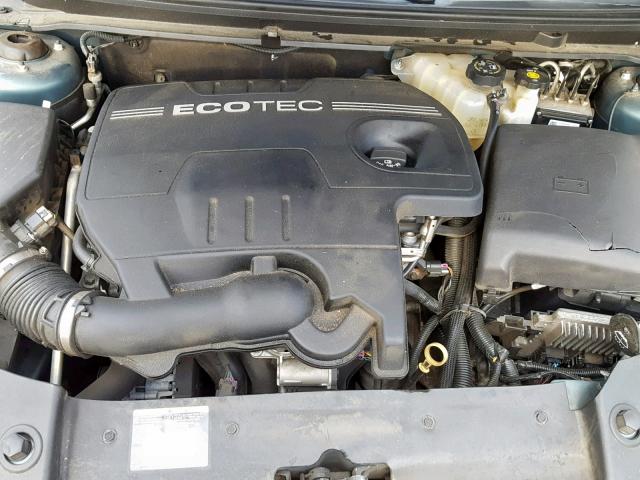 1G1ZH57B89F129577 - 2009 CHEVROLET MALIBU 1LT მწვანე ფოტო 7