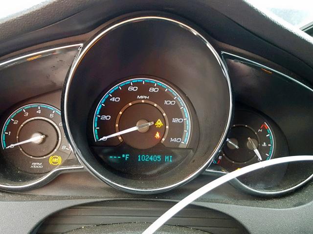 1G1ZH57B89F129577 - 2009 CHEVROLET MALIBU 1LT მწვანე ფოტო 8