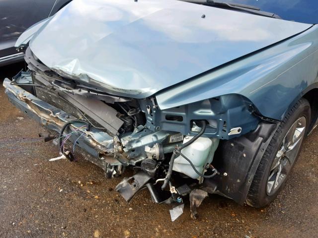 1G1ZH57B89F129577 - 2009 CHEVROLET MALIBU 1LT მწვანე ფოტო 9