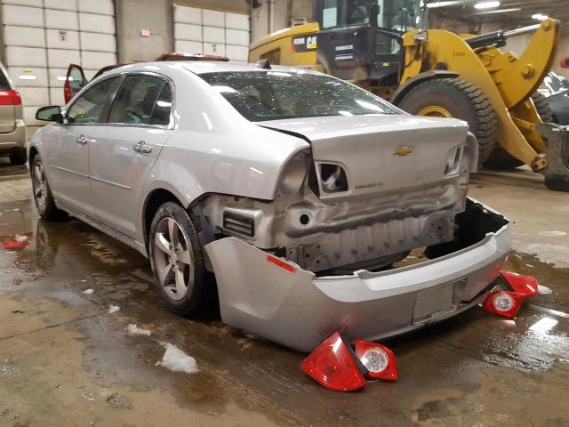 1G1ZC5EU2CF392755 - 2012 CHEVROLET MALIBU 1LT 银色 照片 3