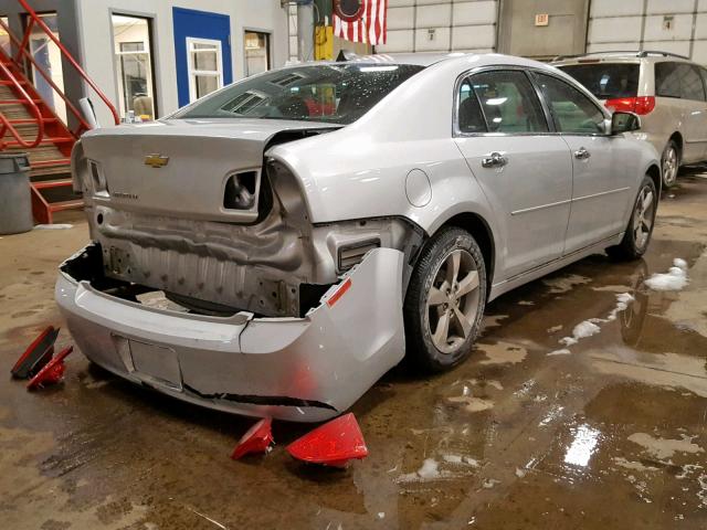 1G1ZC5EU2CF392755 - 2012 CHEVROLET MALIBU 1LT 银色 照片 4