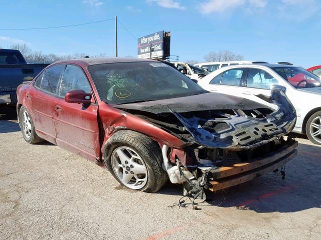 1G2WP52K32F175543 - 2002 PONTIAC GRAND PRIX MAROON photo 1