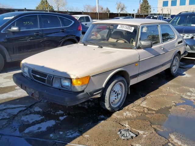 YS3AB35J5G3006153 - 1986 SAAB 900 TAN photo 2