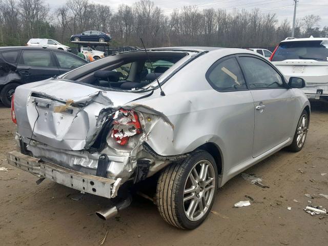JTKDE167450052857 - 2005 TOYOTA SCION TC 银色 照片 4