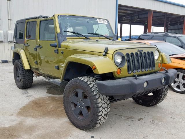 1J4GA59177L185977 - 2007 JEEP WRANGLER S GREEN photo 1