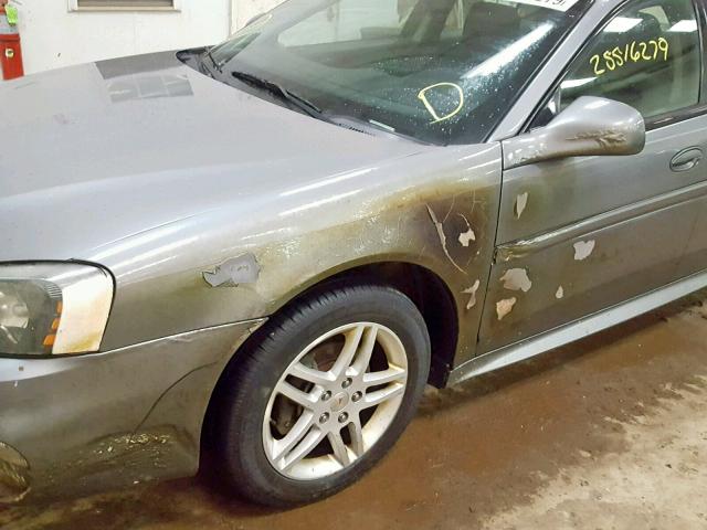 2G2WR554571155607 - 2007 PONTIAC GRAND PRIX GRAY photo 9