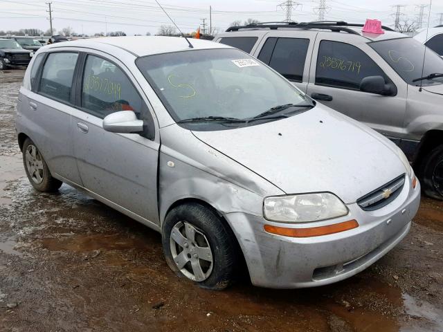 KL1TD66678B114245 - 2008 CHEVROLET AVEO BASE ვერცხლისფერი ფოტო 1