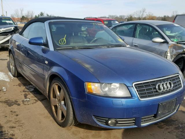 WAUBC48H46K002507 - 2006 AUDI A4 S-LINE BLUE photo 1