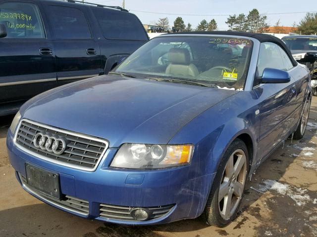 WAUBC48H46K002507 - 2006 AUDI A4 S-LINE BLUE photo 2