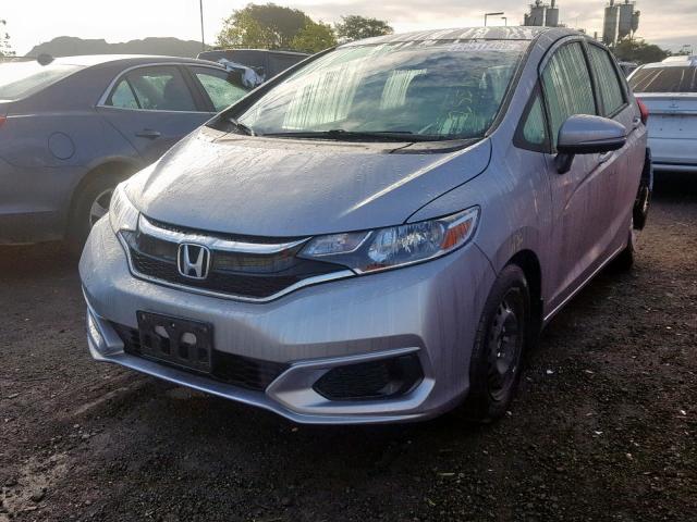 3HGGK5H41JM726396 - 2018 HONDA FIT LX GRAY photo 2