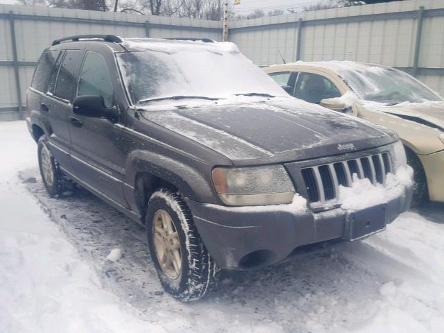 1J4GW48S04C411178 - 2004 JEEP GRAND CHER GRAY photo 1