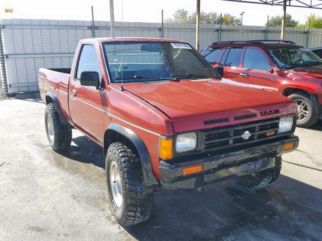 1N6ND11Y7GC368024 - 1986 NISSAN D21 SHORT RED photo 1