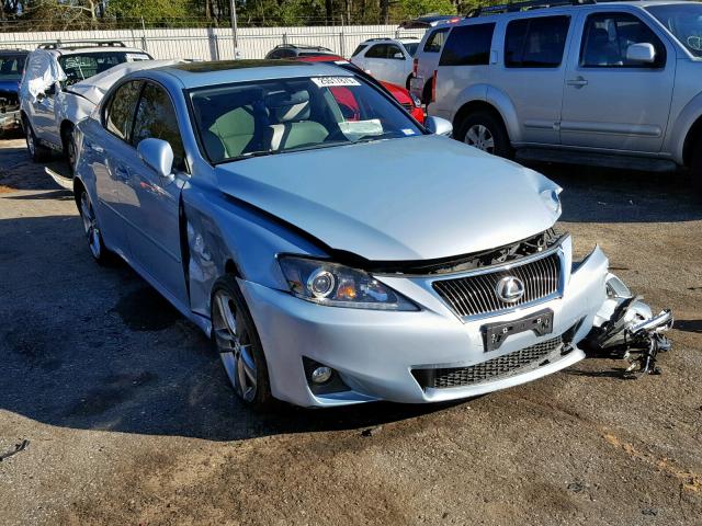 JTHBF5C23C5158999 - 2012 LEXUS IS 250 BLUE photo 1