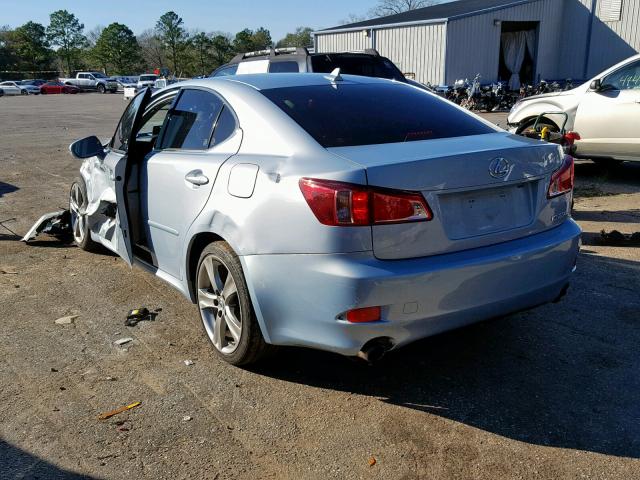 JTHBF5C23C5158999 - 2012 LEXUS IS 250 BLUE photo 3