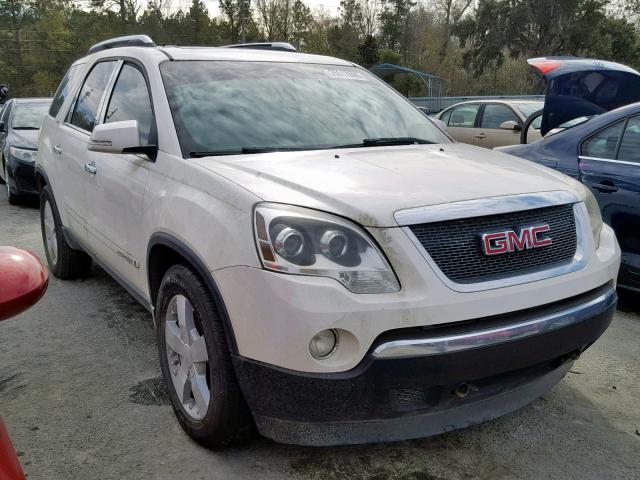 1GKER23708J225240 - 2008 GMC ACADIA SLT WHITE photo 1