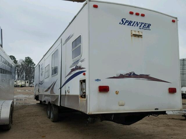 4YDT3782981531199 - 2008 KEYSTONE SPRINTER CREAM photo 3