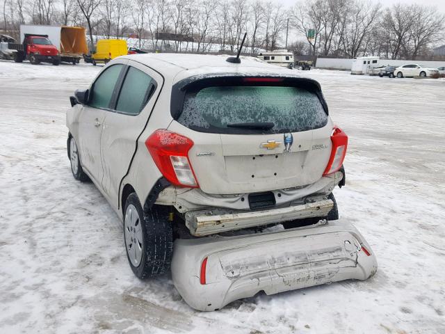 KL8CB6SA1GC585396 - 2016 CHEVROLET SPARK LS WHITE photo 3