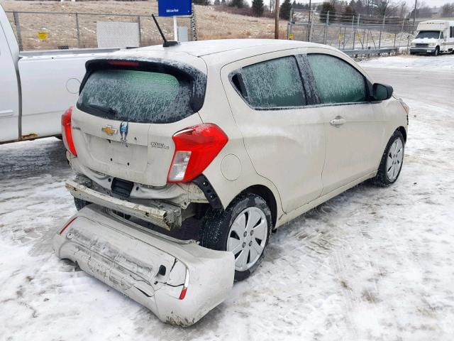 KL8CB6SA1GC585396 - 2016 CHEVROLET SPARK LS WHITE photo 4