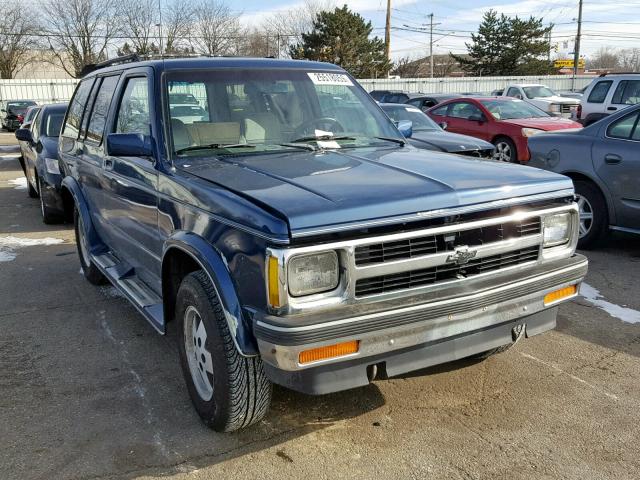 1GNDT13WXN2175972 - 1992 CHEVROLET BLAZER S10 BLUE photo 1