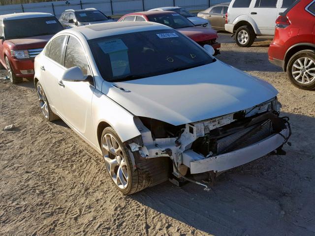 2G4GV5GV6C9134127 - 2012 BUICK REGAL GS WHITE photo 1