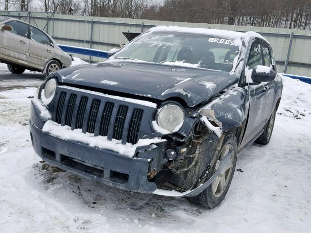 1J8FF47W48D632149 - 2008 JEEP COMPASS SP შავი ფოტო 2