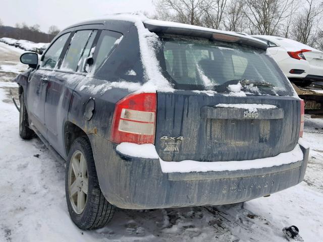 1J8FF47W48D632149 - 2008 JEEP COMPASS SP შავი ფოტო 3