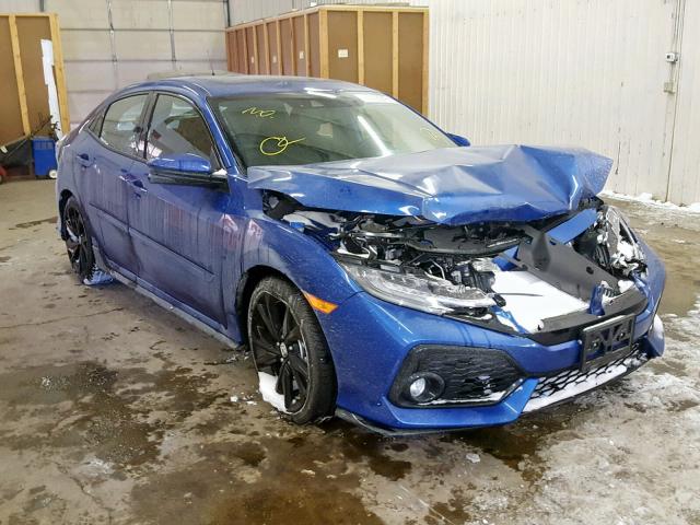 SHHFK7H91JU214092 - 2018 HONDA CIVIC SPOR BLUE photo 1