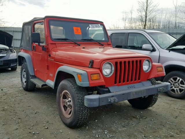 1J4FY29P9VP546612 - 1997 JEEP WRANGLER / RED photo 1