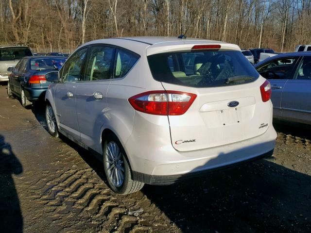 1FADP5BU8DL516286 - 2013 FORD C-MAX SEL WHITE photo 3