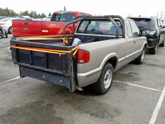 1GTCS19XXW8511027 - 1998 GMC SONOMA BEIGE photo 4