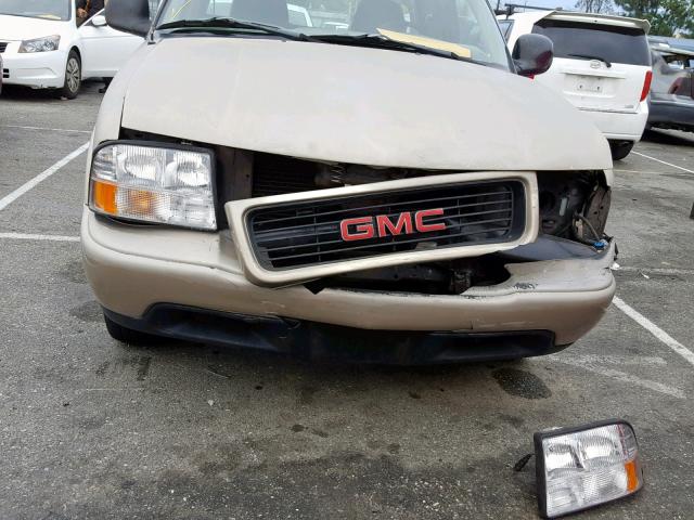 1GTCS19XXW8511027 - 1998 GMC SONOMA BEIGE photo 9