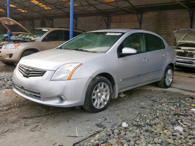 3N1AB6AP9CL690290 - 2012 NISSAN SENTRA 2.0 SILVER photo 2