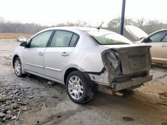 3N1AB6AP9CL690290 - 2012 NISSAN SENTRA 2.0 SILVER photo 3