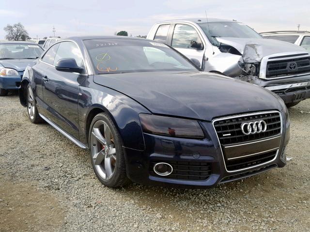 WAUDK78T88A045208 - 2008 AUDI A5 QUATTRO BLUE photo 1