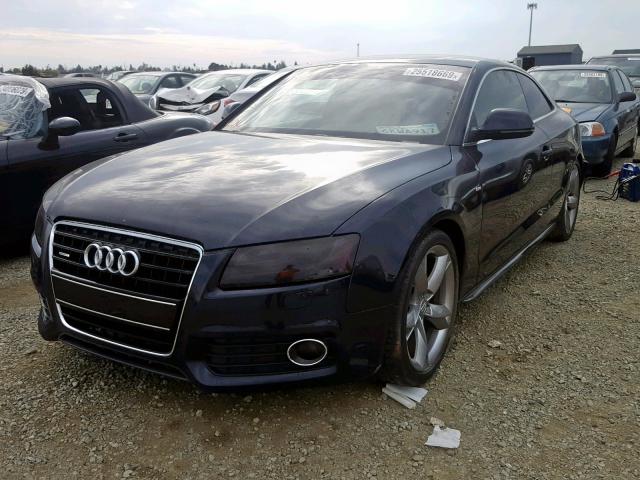 WAUDK78T88A045208 - 2008 AUDI A5 QUATTRO BLUE photo 2