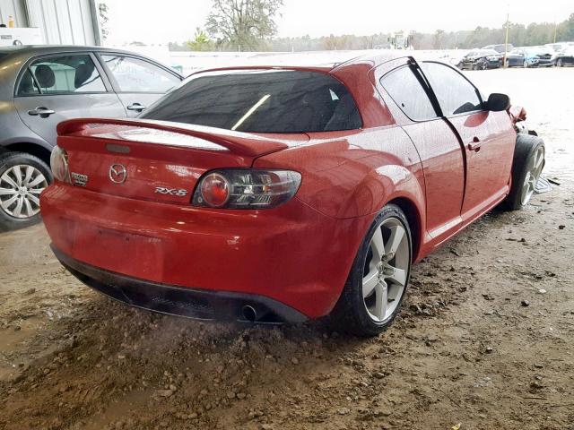 JM1FE173X70213436 - 2007 MAZDA RX8 RED photo 4