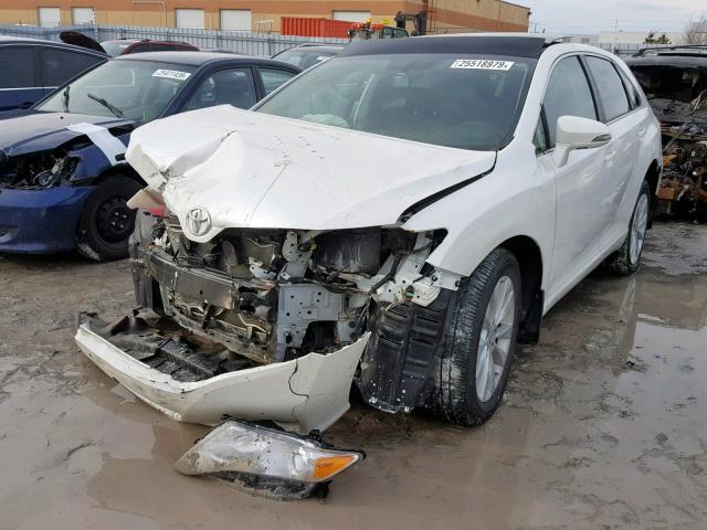 4T3BA3BB5GU077913 - 2016 TOYOTA VENZA XLE WHITE photo 2