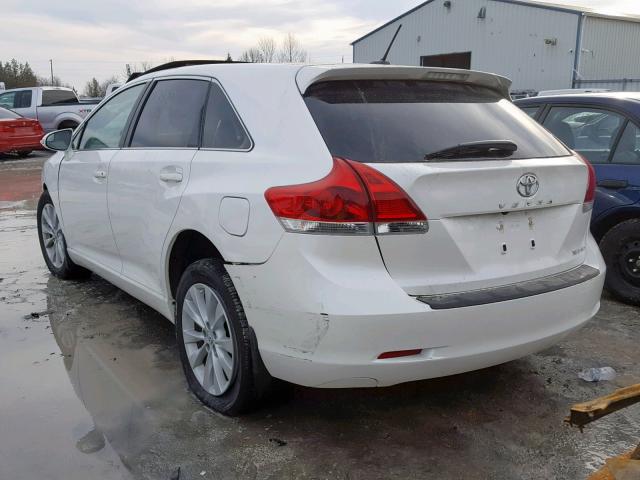 4T3BA3BB5GU077913 - 2016 TOYOTA VENZA XLE WHITE photo 3