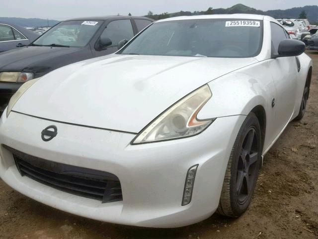 JN1AZ4EH3DM880774 - 2013 NISSAN 370Z BASE WHITE photo 2