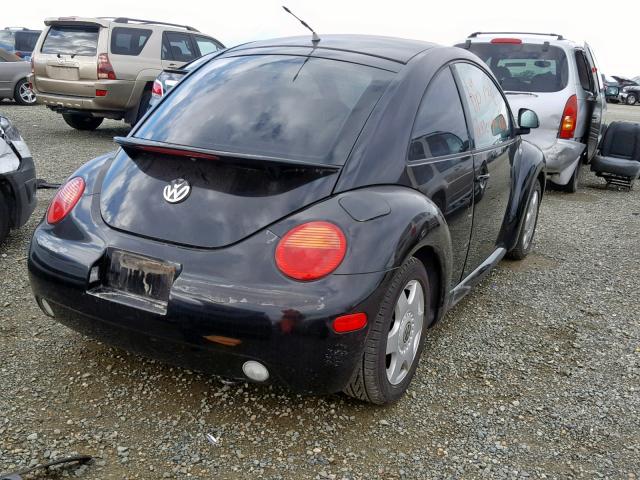 3VWDD21C6YM412049 - 2000 VOLKSWAGEN NEW BEETLE შავი ფოტო 4