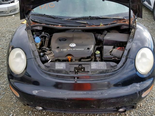 3VWDD21C6YM412049 - 2000 VOLKSWAGEN NEW BEETLE შავი ფოტო 7