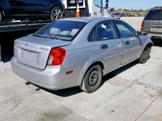 KL5JD56Z18K835932 - 2008 SUZUKI FORENZA BA SILVER photo 4