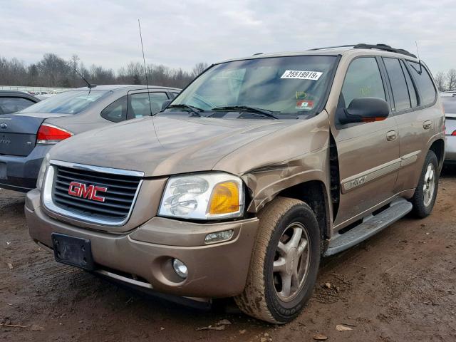 1GKDT13S132137067 - 2003 GMC ENVOY BROWN photo 2